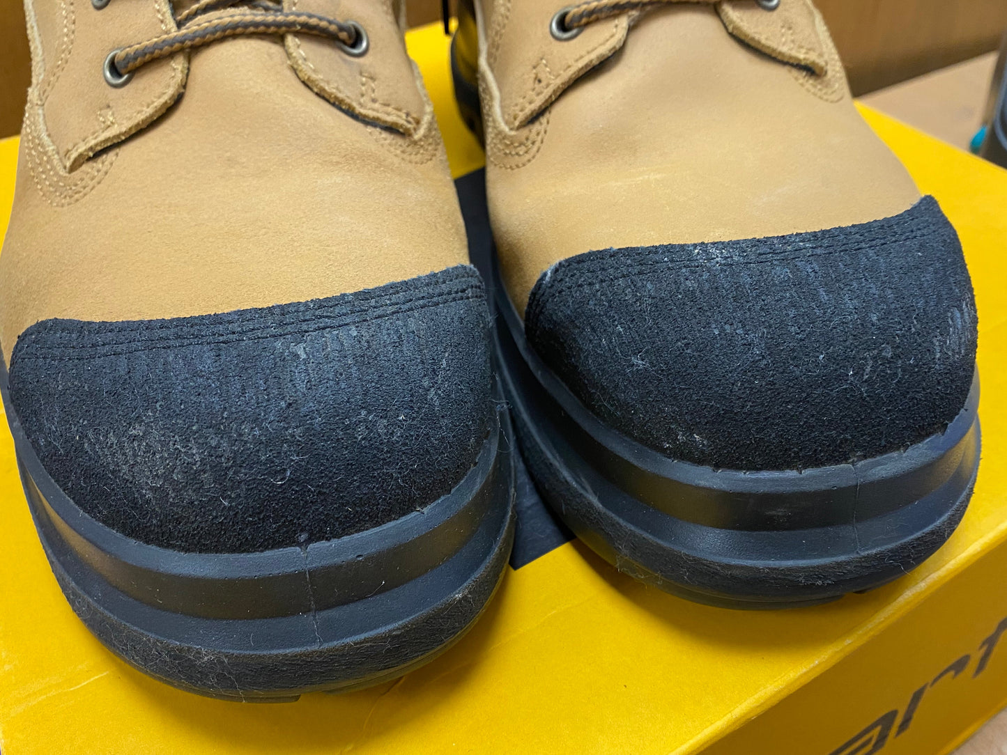 Carhartt F702923 Detroit Rugged Flex Vibram Sole 6 Inch Zip Safety Boot WHEAT / UK 10.5 / EU 45 - Used