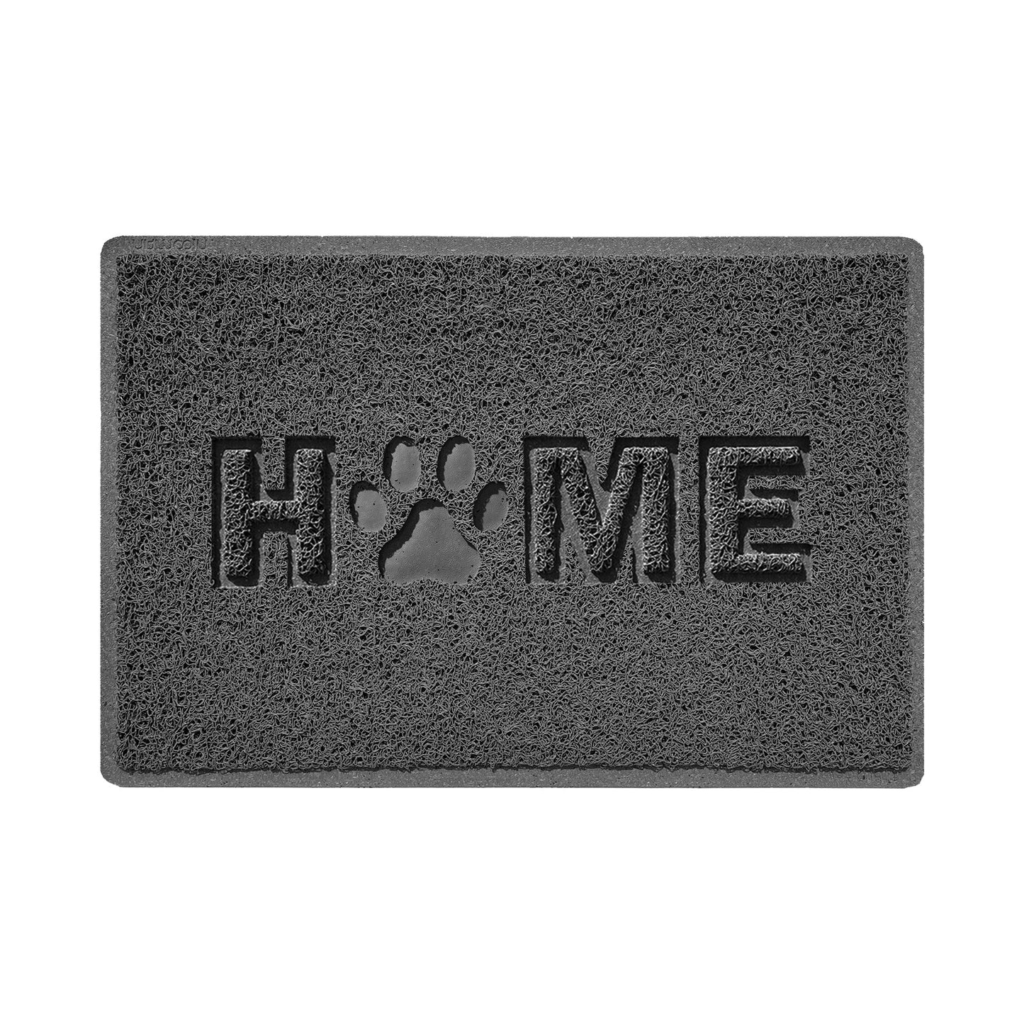Embossed Home Paw Spaghetti Outdoor Doormat