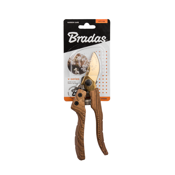 Bypass Steel V-Series Garden Pruning Shears