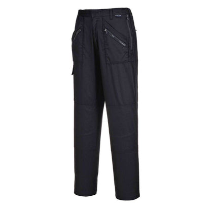 PORTWEST S687 WOMEN'S ACTION TROUSERS Black XS Regular