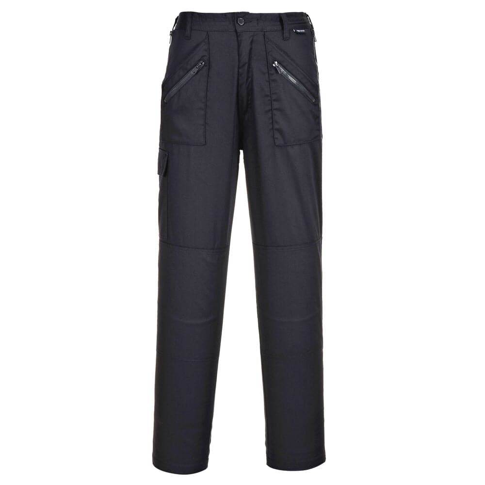 PORTWEST S687 WOMEN'S ACTION TROUSERS BLACK XS REGULAR LEG