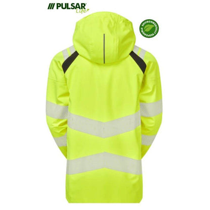 PULSAR® LIFE LFE909 GRS Men's Waterproof Windproof Shell Jacket Yellow