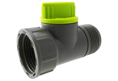 Tap Adapter with Valve 3/4" BSPM-F Lime