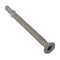 TechFast Timber to Steel Screws | 5.5 x 100mm | Winged CSK No.3 Drill Tip