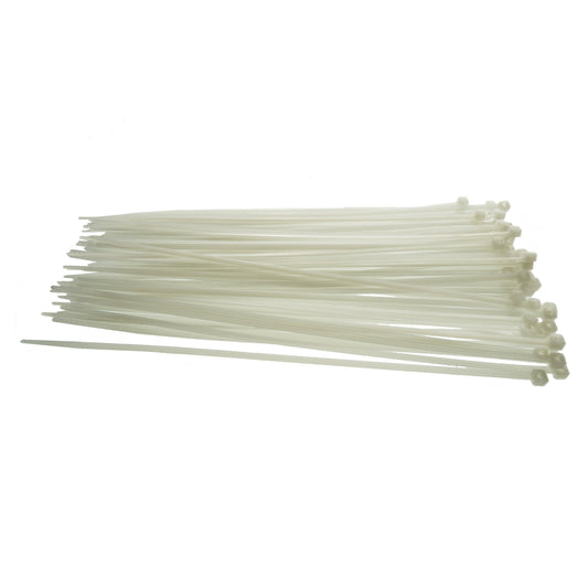 100 Cable Ties (2.5mm x 150mm) Neutral
