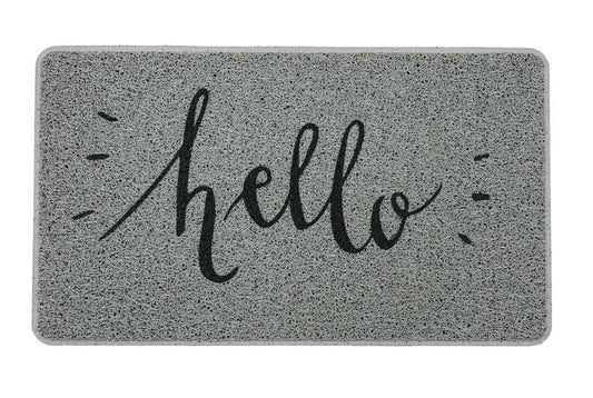 Hello Print PVC Spaghetti Looper Door Mat - 75x44cm