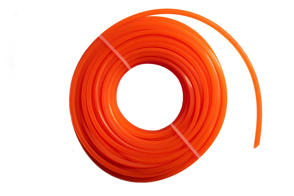 Strimmer Line Orange Square 2mm x 15m