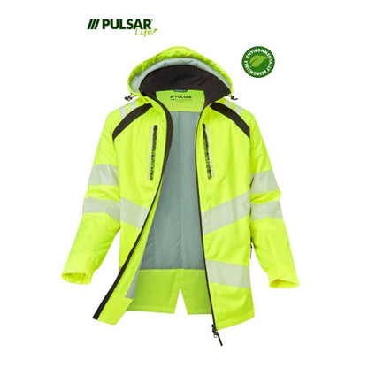 PULSAR® LIFE LFE918 GRS Hi-Vis Insulated Waterproof Parka Yellow