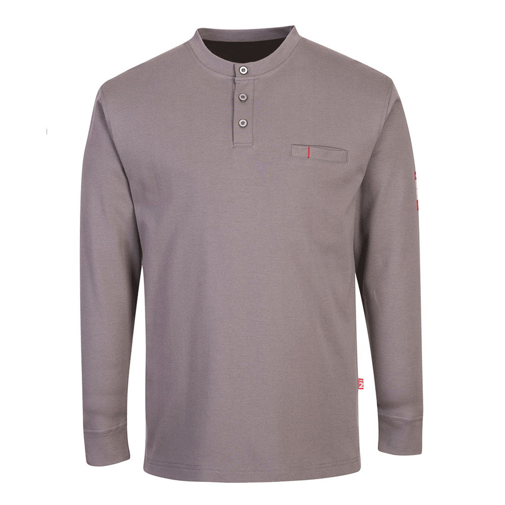 Portwest FR32 Flame Retardant Anti-Static Henley Shirt