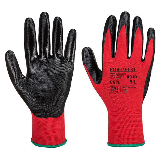 Portwest A310 Flexo Grip Nitrile Gloves