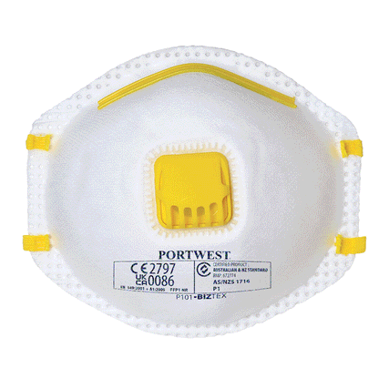 Portwest P101 FFP1 Valved Respirator (Pack of 10)