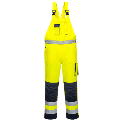 Portwest TX52 Dijon Hi-Vis Contrast Bib & Brace