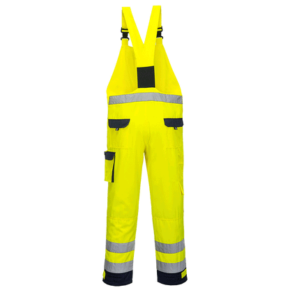 Portwest TX52 Dijon Hi-Vis Contrast Bib & Brace