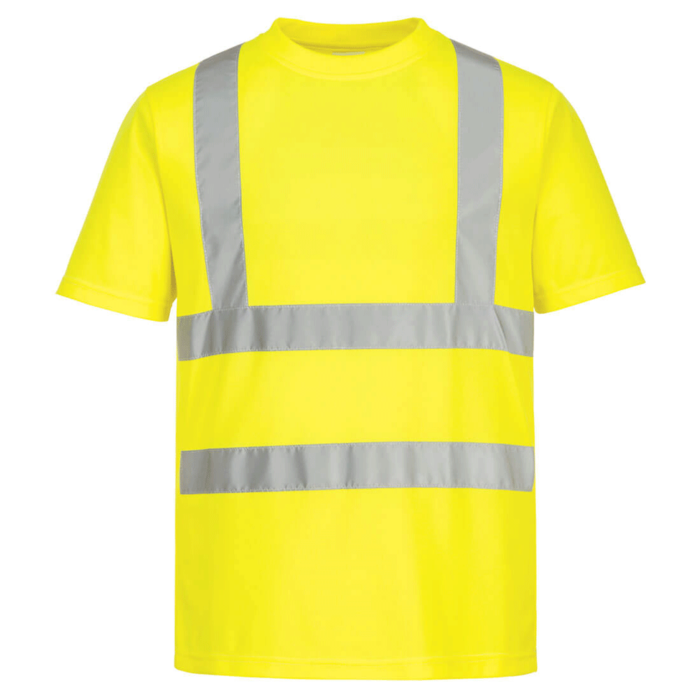 Portwest EC12 Eco Hi-Vis Wicking T-Shirt (6 Pack)