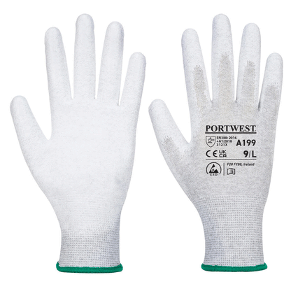 Portwest A199 Antistatic PU Palm Gloves