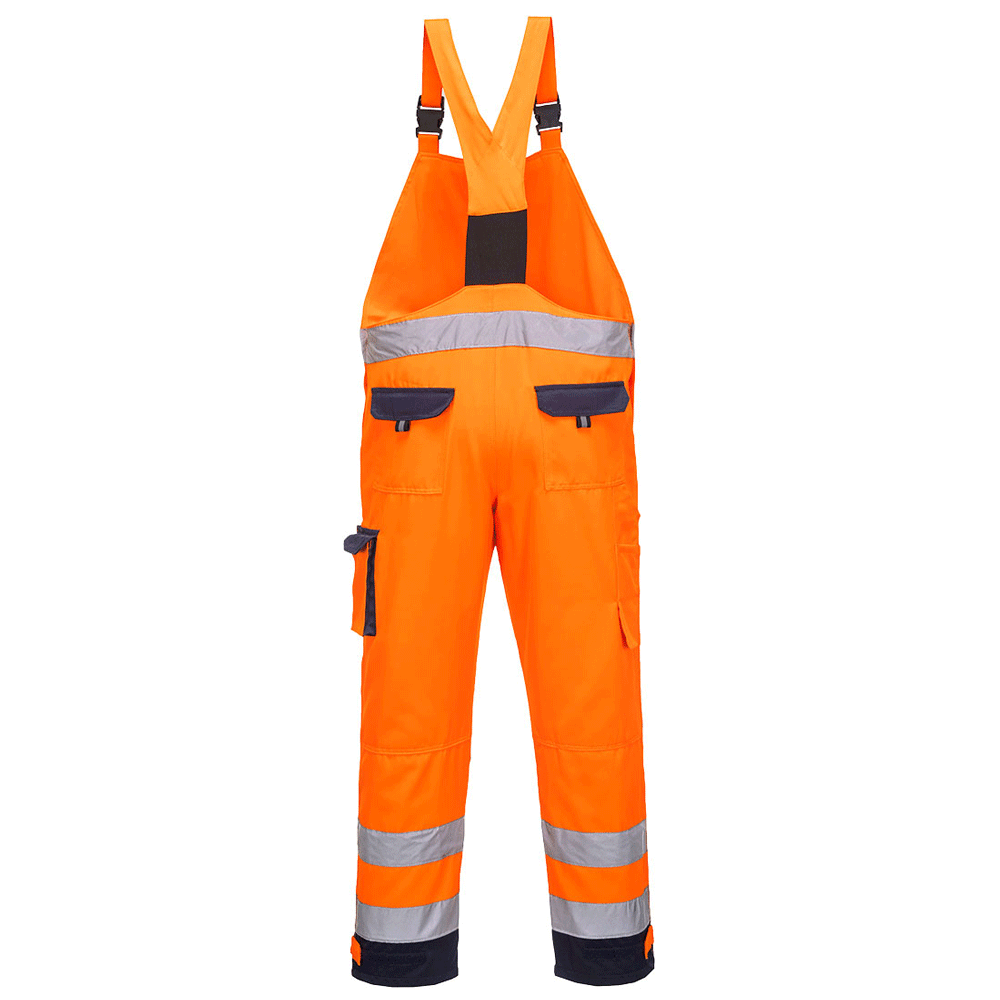 Portwest TX52 Dijon Hi-Vis Contrast Bib & Brace