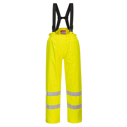 Portwest S781 Bizflame Rain Lined Hi-Vis Antistatic FR Bib & Brace