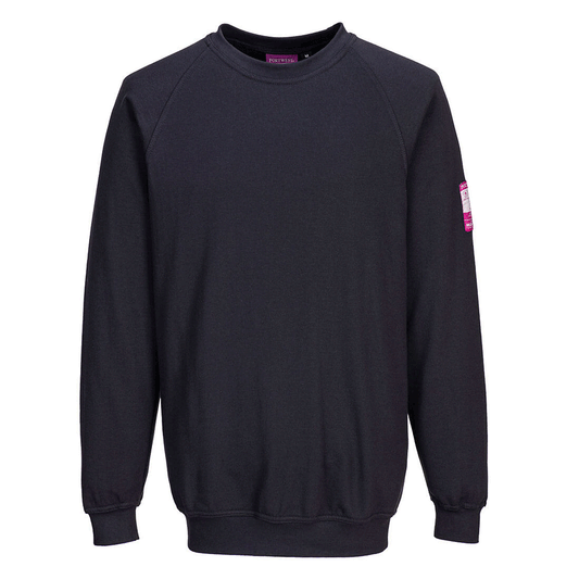 Portwest FR12 Flame Resistant Anti-Static Long Sleeve Sweatshirt