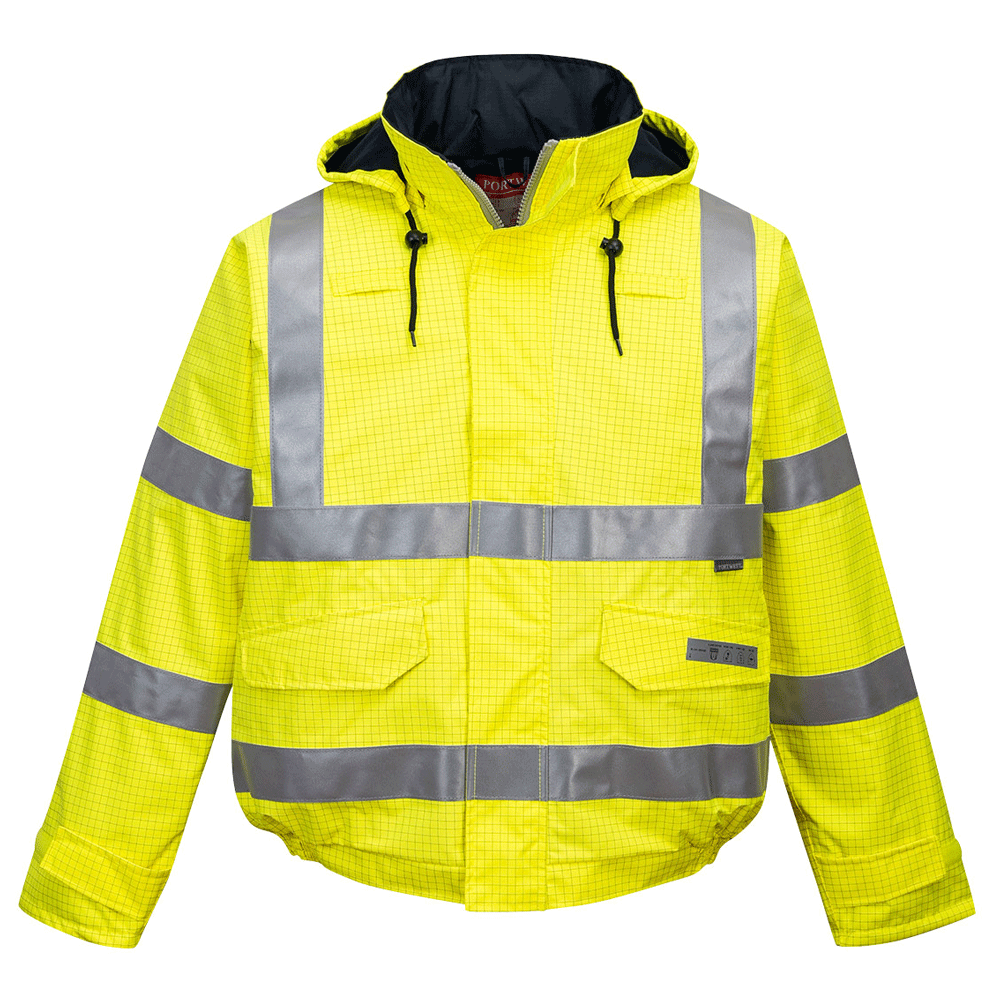 Portwest S778 Bizflame Rain Hi-Vis Antistatic FR Bomber Jacket