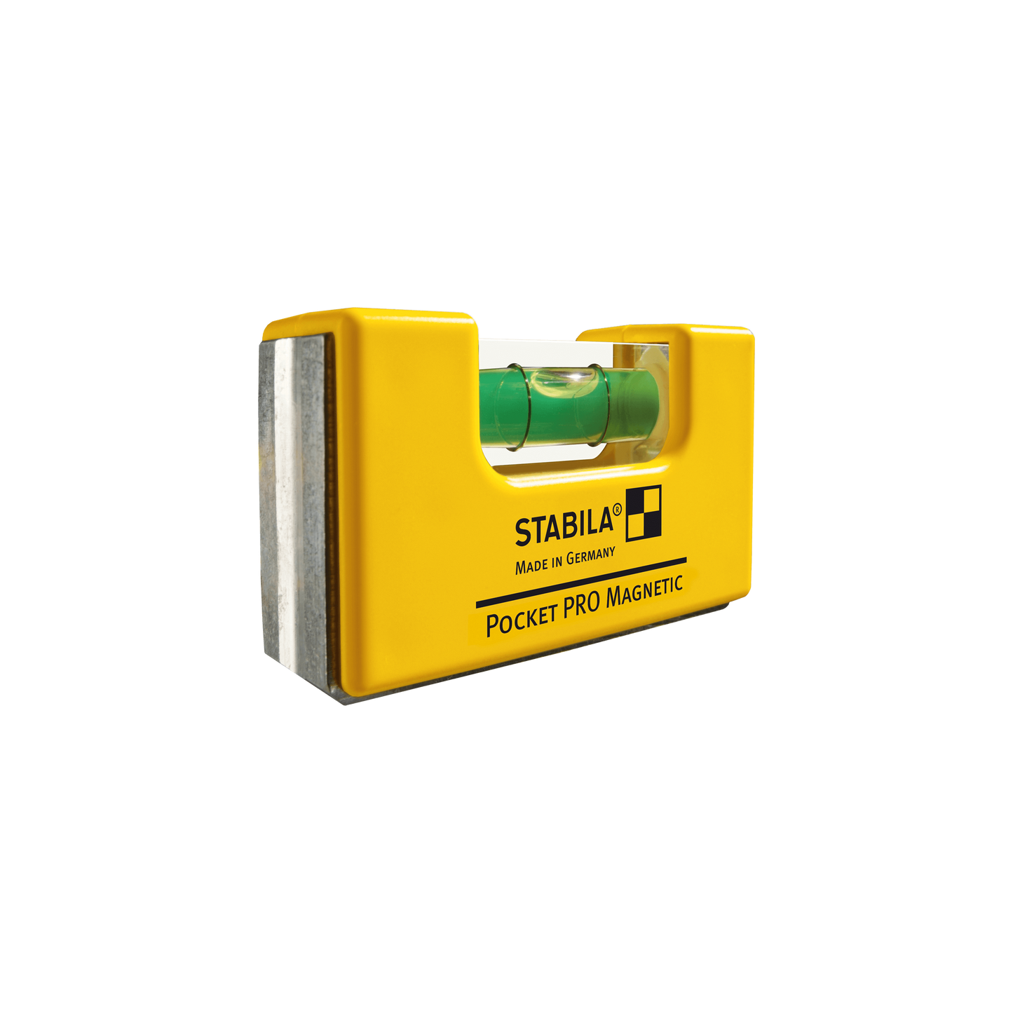 Stabila Pocket PRO Magnetic Spirit Level For Pros With Aluminium Housing V Grooved Surfaces And Rare Earth Magnets