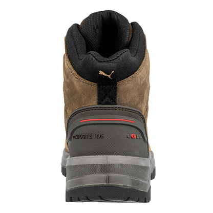 Puma Iron HD Brown Mid Safety Work Boot S3S FO SR