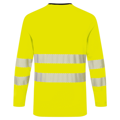 Portwest DX416 DX4 Hi-Vis Long Sleeve T-Shirt
