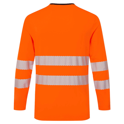 Portwest DX416 DX4 Hi-Vis Long Sleeve T-Shirt