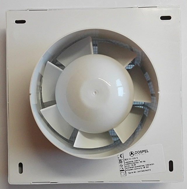 Rico Bathroom Fan 100mm Model S