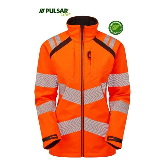 PULSAR® LIFE LFE916 GRS Hi-Vis Softshell Jacket Orange