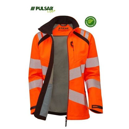 PULSAR® LIFE LFE916 GRS Hi-Vis Softshell Jacket Orange