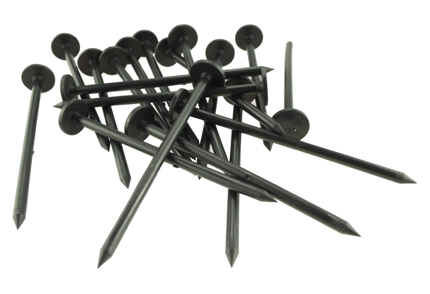 Weed Control Fabric Plastic Fixing Pegs Small 5"