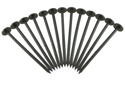 Weed Control Fabric Plastic Fixing Pegs Small 5"