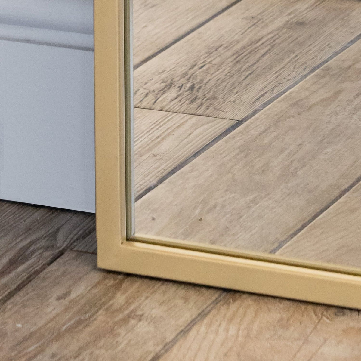 Takara - Full Length Gold Metal Rectangle Mirror - 150cm x 60cm