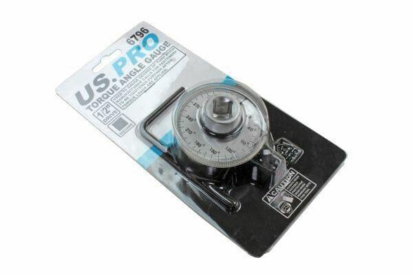 US PRO 1/2" Dr Torque Angle Gauge 360 Degree Rotation Scale Gauge 6796