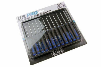 US PRO 12pc Precision Pick / Hook Set & Torx Screwdrivers 5033