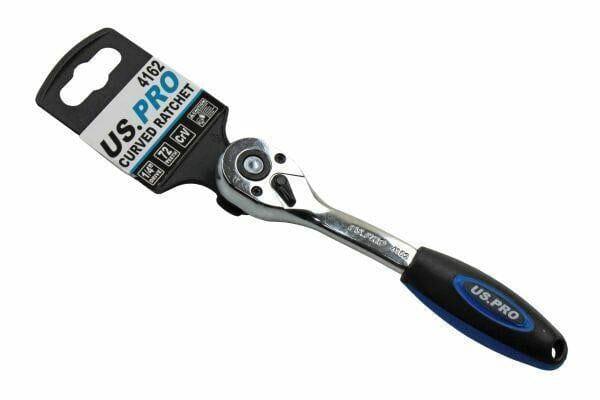 US PRO 1/4" Drive Curved Offset Ratchet 72 Teeth 4162