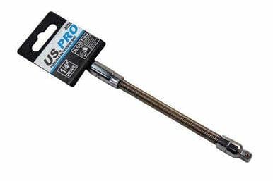 US PRO 1/4" Drive Flexible Socket Extension Bar Adapter For 1/4" Sockets 4026