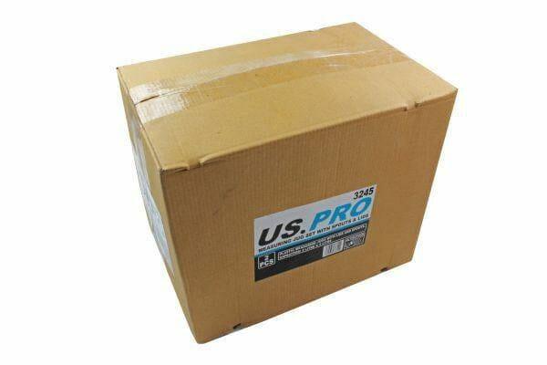 US PRO 2 Piece Fuel Oil Measuring Jug Set With Lids And Spout 2L & 5L 3245