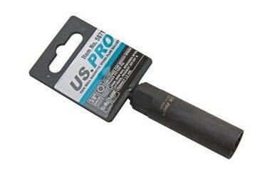 US PRO 3/8" Drive 14mm 12 Point Thin Wall Magnetic Spark Plug Socket 5871