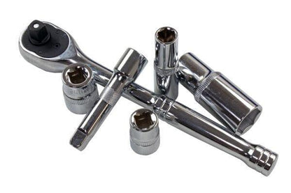 US PRO 3/8" Drive Socket Set Metric & AF Shallow & Deep Sockets 50 Piece 1370