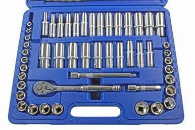 US PRO 3/8" Drive Socket Set Metric & AF Shallow & Deep Sockets 50 Piece 1370