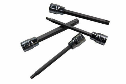 US PRO 8pc 3/8''dr Star Bit Socket Set, Long Torx Tamper, Security set T25 - T60 1373