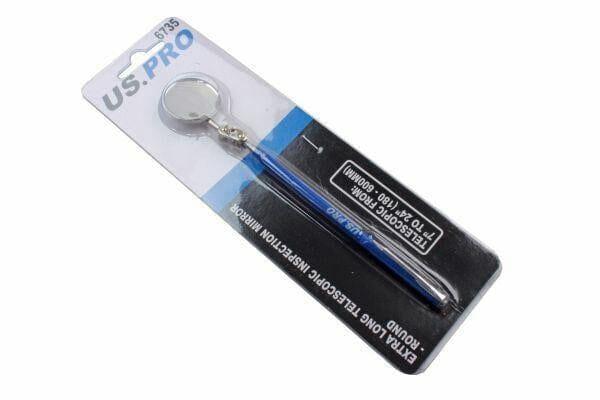 US PRO Extra Long Telescopic Inspection Mirror - Round 6735