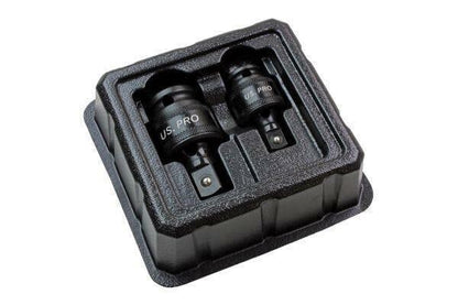 US PRO INDUSTRIAL 2PC Impact Universal Joint Set 3/8" & 1/2" Drives 1466