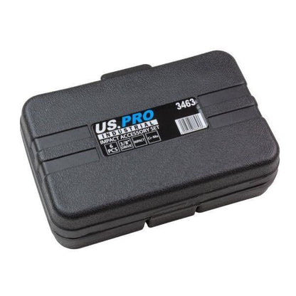 US PRO INDUSTRIAL 3/8" Dr Impact Adapter Extension Bars Set UJ Step Up/Down 3463