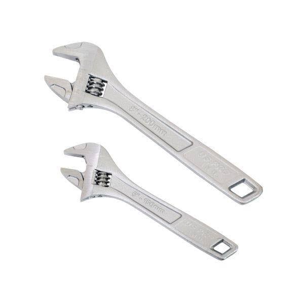 US PRO INDUSTRIAL 4PC Adjustable Wrench Spanner Set Sizes 6", 8", 10", and 12" 2305