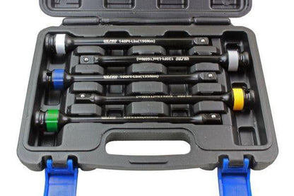 US PRO INDUSTRIAL 5pc 1/2" Dr Torque Limiting Sticks Socket Extension Bars 6864