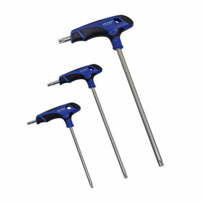 US PRO INDUSTRIAL 9pc Premium T-Handle Tamper Star/Torx keys Screwdrivers 4559
