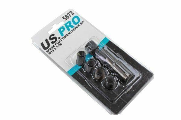 US PRO Spark Plug Thread Repair Kit M10 X 1.00 5872