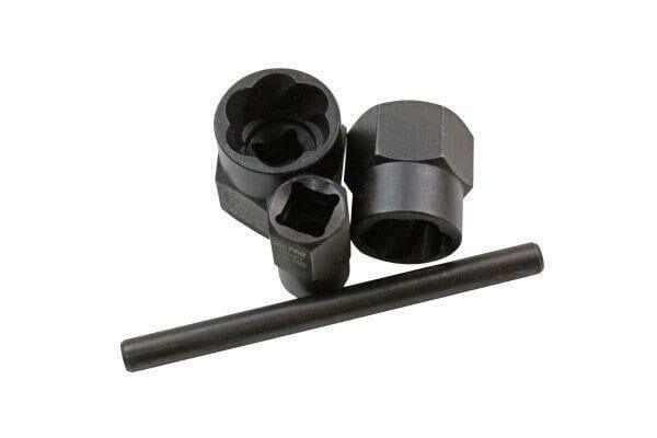 US PRO Tools 11pc Bolt Nut Extractor Set, Damaged Heads Studs Twist Sockets 2656